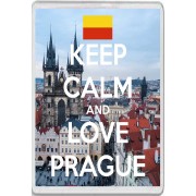 Keep Calm and Love Prague - Jumbo Fridge Magnet