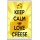 Keep Calm and Love Cheese - Jumbo Fridge Magnet