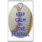Keep Calm and Love Baseball - Jumbo Fridge Magnet
