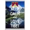 Keep Calm and Love Tibet - Jumbo Fridge Magnet