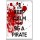 Keep Calm and be a Pirate - Jumbo Fridge Magnet