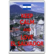 Keep Calm and Love El Salvador - Jumbo Fridge Magnet