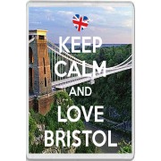Keep Calm and Love Bristol - Jumbo Fridge Magnet