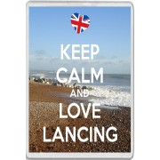Keep Calm and Love Lancing - Jumbo Fridge Magnet