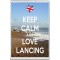 Keep Calm and Love Lancing - Jumbo Fridge Magnet