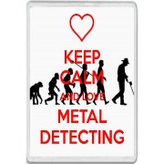 Keep Calm and Love Metal Detecting - Jumbo Fridge Magnet