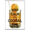 Keep Calm It's Cocktail Time - Jumbo Fridge Magnet