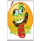 You Don't have to be Crazy to Live Here But It Helps! - Jumbo Fridge Magnet
