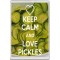 Keep Calm and Love Pickles - Jumbo Fridge Magnet