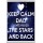 Keep Calm Dad Loves you to the Stars and Back - Jumbo Fridge Magnet