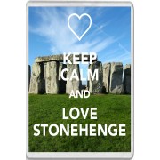 Keep Calm and Love Stonehenge - Jumbo Fridge Magnet