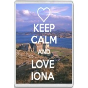 Keep Calm and Love Iona - Jumbo Fridge Magnet