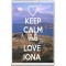 Keep Calm and Love Iona - Jumbo Fridge Magnet