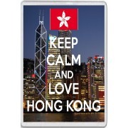 Keep Calm and Love Hong Kong - Jumbo Fridge Magnet