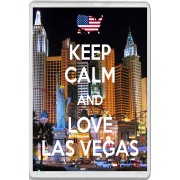 Keep Calm and Love Las Vegas - Jumbo Fridge Magnet