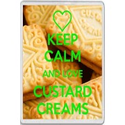 Keep Calm and Love Custard Creams - Jumbo Fridge Magnet