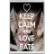 Keep Calm and Love Bats - Jumbo Fridge Magnet