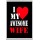 I Love (heart) My Awesome Wife - Jumbo Fridge Magnet