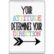 Your Attitude Determines Your Direction - Jumbo Fridge Magnet