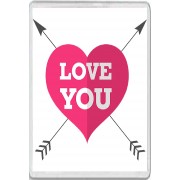 Love You - Jumbo Fridge Magnet