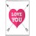 Love You - Jumbo Fridge Magnet