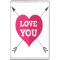 Love You - Jumbo Fridge Magnet