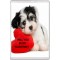 Will You be My Valentine? - Jumbo Fridge Magnet