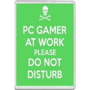 PC Gamer at Work Please Do Not Disturb - Jumbo Fridge Magnet