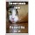 The more people I meet The more I like my cat - Jumbo Fridge Magnet
