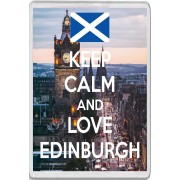 Keep Calm and Love Edinburgh - Jumbo Fridge Magnet