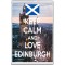 Keep Calm and Love Edinburgh - Jumbo Fridge Magnet