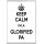 Keep Calm I'm a Glorified PA - Jumbo Fridge Magnet