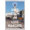 Keep Calm and Love Margate - Jumbo Fridge Magnet
