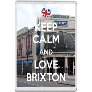 Keep Calm and Love Brixton - Jumbo Fridge Magnet
