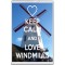 Keep Calm and Love Windmills - Jumbo Fridge Magnet