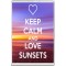 Keep Calm and Love Sunsets - Jumbo Fridge Magnet