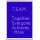 T. E. A. M. Together Everyone Achieves More - Jumbo Fridge Magnet