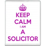 Keep Calm I am a Solicitor - Jumbo Fridge Magnet