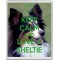 Keep Calm and Love a Sheltie - Jumbo Fridge Magnet