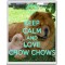 Keep Calm and Love Chow Chows - Jumbo Fridge Magnet