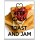 Keep Calm Love Toast and Jam - Jumbo Fridge Magnet