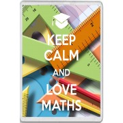 Keep Calm and Love Maths - Jumbo Fridge Magnet