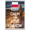 Keep Calm and Love Krakow - Jumbo Fridge Magnet