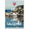 Keep Calm and Love Salcombe - Jumbo Fridge Magnet