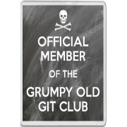 Official Member of the Grumpy Old Git Club - Jumbo Fridge Magnet