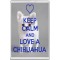 Keep Calm and Love a Chihuahua - Jumbo Fridge Magnet