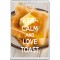 Keep Calm and Love Toast - Jumbo Fridge Magnet