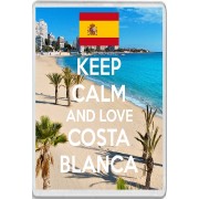 Keep Calm and Love Costa Blanca - Jumbo Fridge Magnet