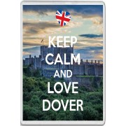 Keep Calm and Love Dover - Jumbo Fridge Magnet