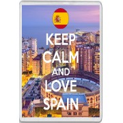 Keep Calm and Love Spain - Jumbo Fridge Magnet